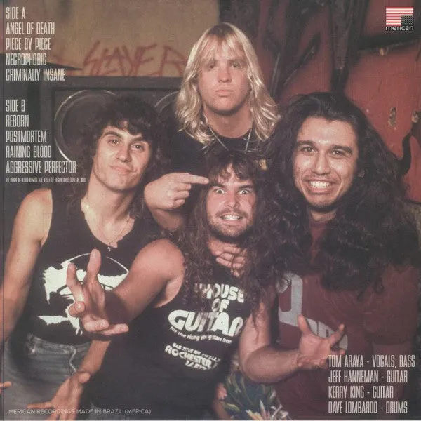 Slayer Reign In Blood Demo LP unofficial mint