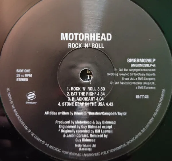 Motörhead Rock N Roll vinile LP 180g ristampa metal