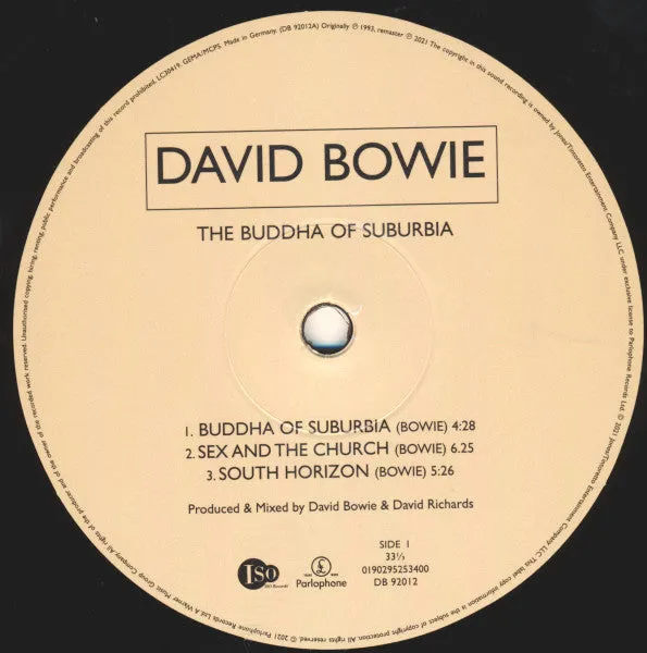 David Bowie Buddha Of Suburbia 2xLP remaster 2022 mint