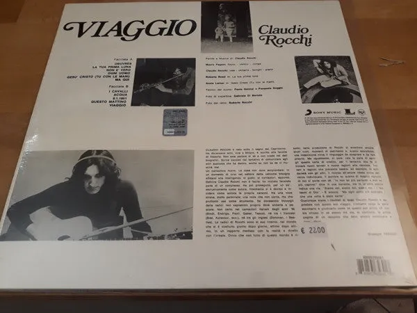 Claudio Rocchi Viaggio vinile LP rimasterizzato