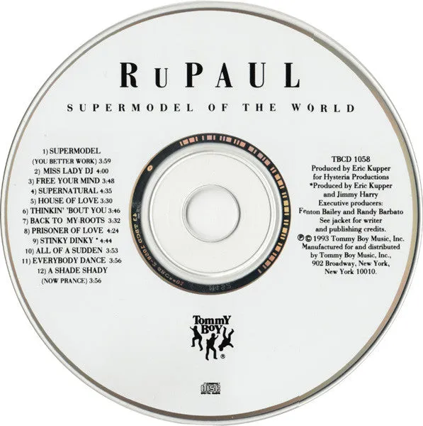 RuPaul Supermodel Of The World CD album 1993 NM