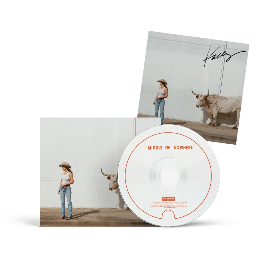 Kacey Musgraves Middle Of Nowhere CD + card firmata