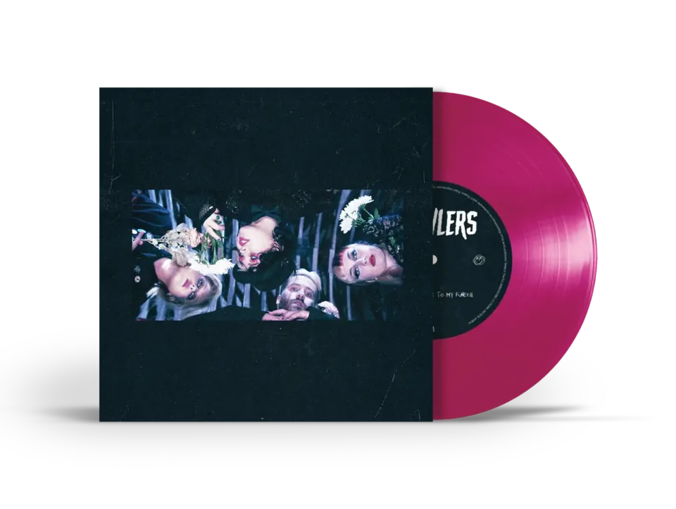 Polydor Would You Come To My Funeral 7" vinile rosa