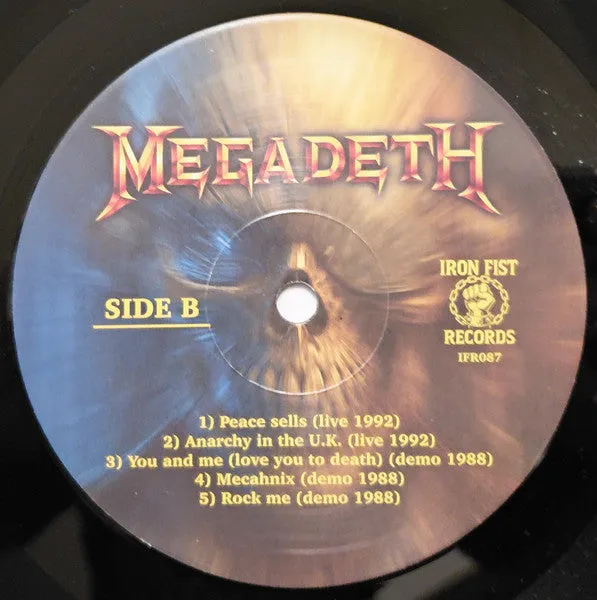 Megadeth Demos 1988 Live 1992 vinile LP thrash unofficial