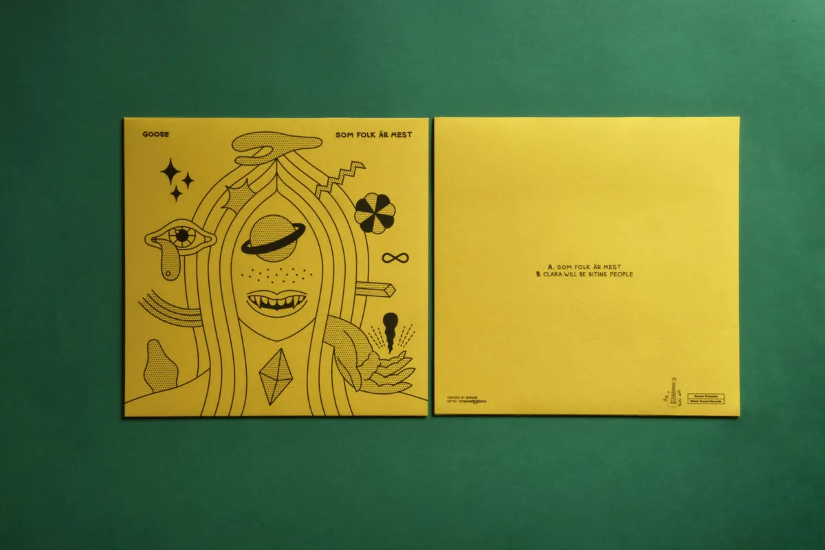 Black Sweat Goose Som Folk Är Mest Vinile LP svedese