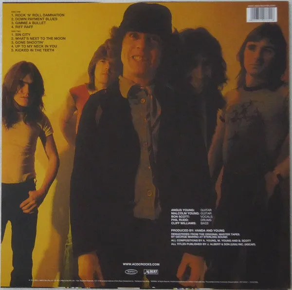AC/DC Powerage vinile LP 180g rimasterizzato