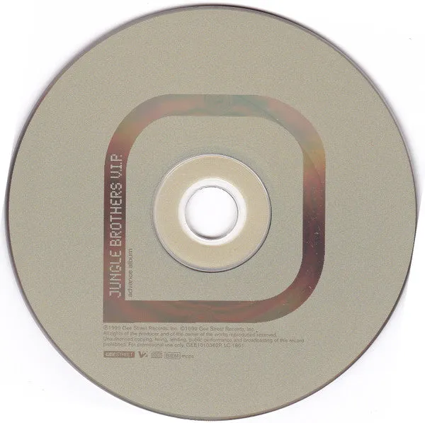 Jungle Brothers V.I.P. CD album promo VG+