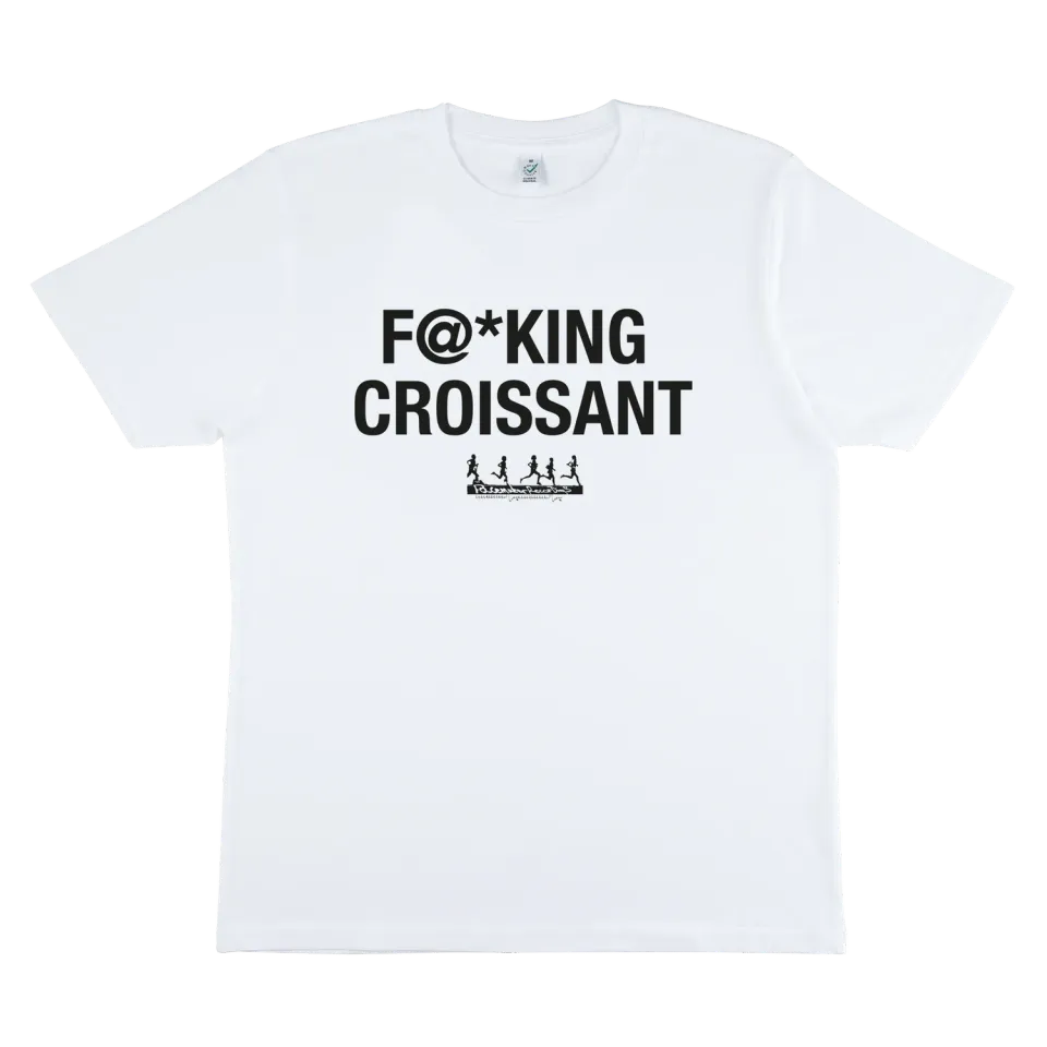 Polydor Fucking Croissant t-shirt bianca cotone