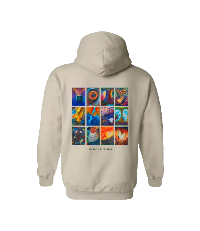 Gary Barlow Neutral Art felpa con cappuccio cotone