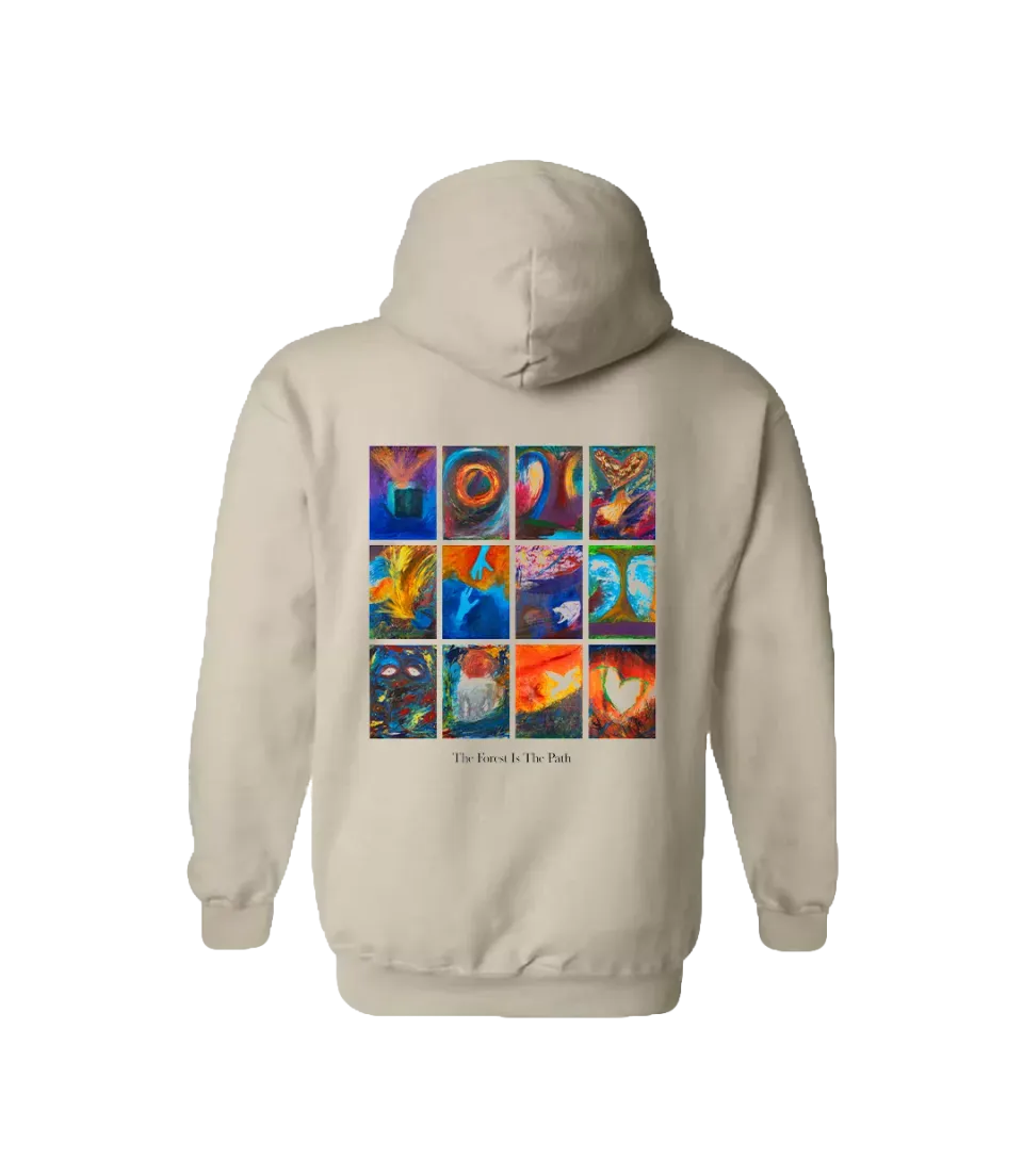 Gary Barlow Neutral Art felpa con cappuccio cotone
