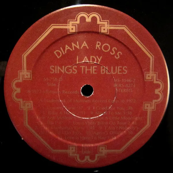 Diana Ross Lady Sings The Blues 2xLP colonna sonora usata