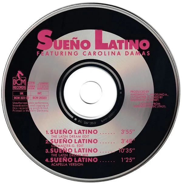 Sueño Latino Latin Dream CD maxi italo house
