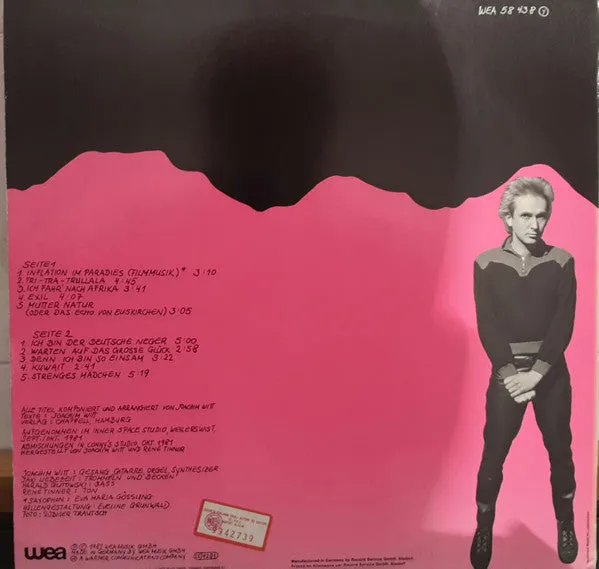 Joachim Witt Edelweiss LP vinile 1982