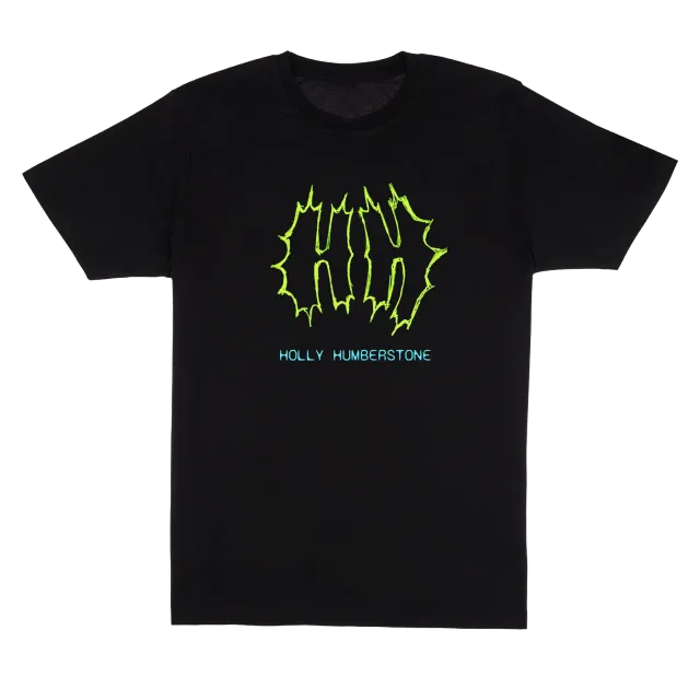 Holly Humberstone Logo t-shirt nera oversize cotone