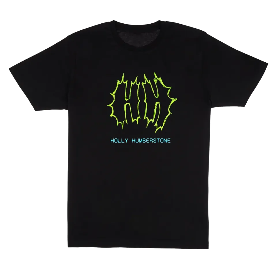 Holly Humberstone Logo t-shirt nera oversize cotone