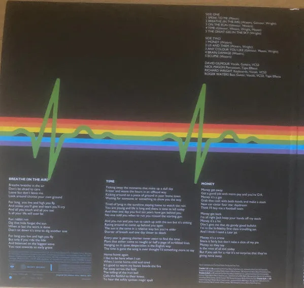 Pink Floyd The Dark Side Of The Moon LP 50° rimasterizzato