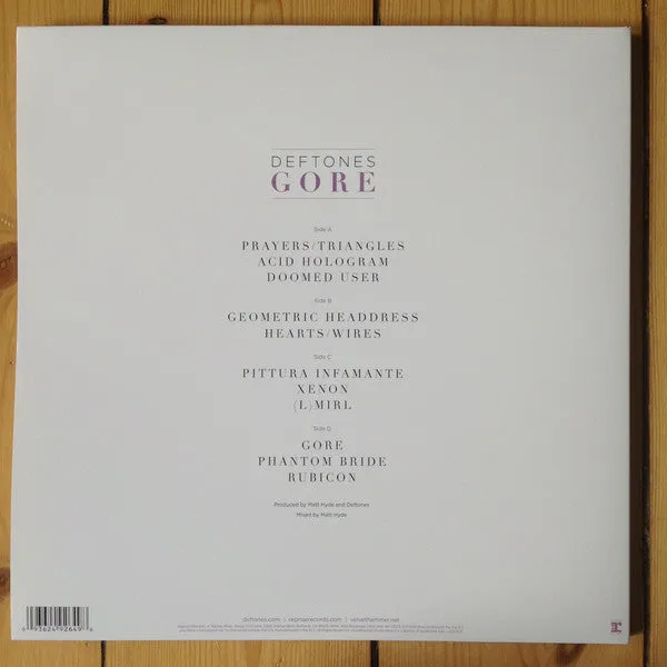Deftones Gore 2xLP vinile bianco edizione limitata