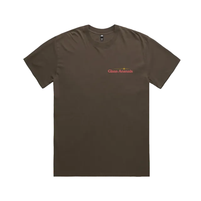 Glass Animals I Love You Tour t-shirt marrone S-XXL