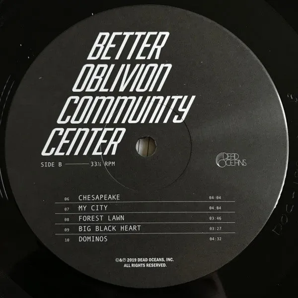 Better Oblivion Community Center vinile LP album 2019