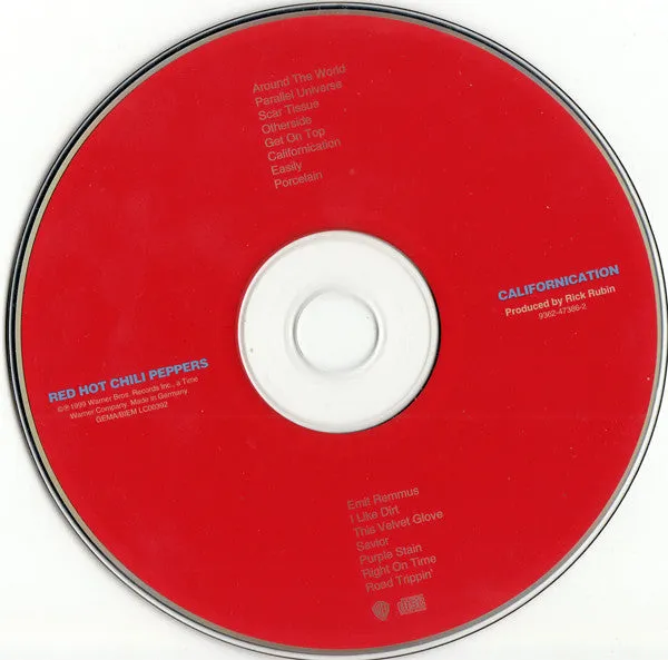 Red Hot Chili Peppers Californication CD album