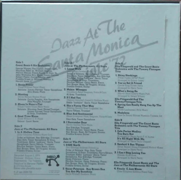 Various Jazz Santa Monica Civic 72 box 3 LP big band