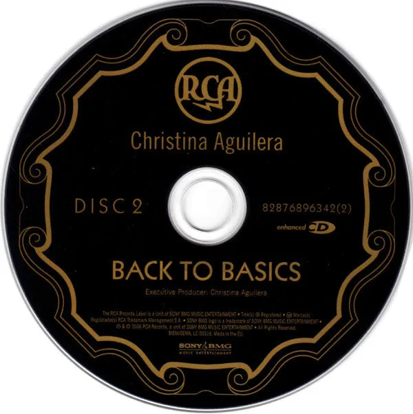 Christina Aguilera Back To Basics doppio CD deluxe usato