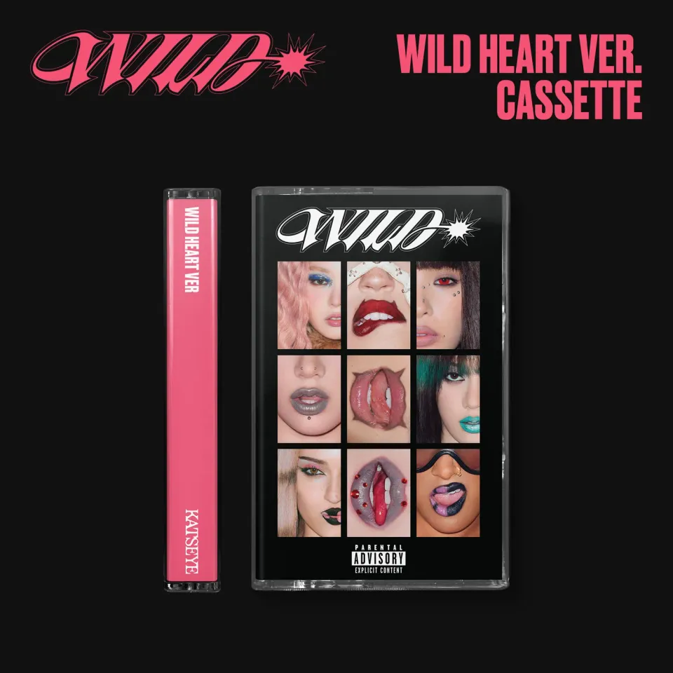 KATSEYE WILD Wild Heart ver. Musicassetta UK exclusive