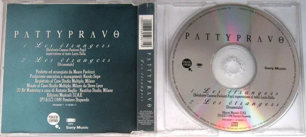 Patty Pravo Les Étrangers CD singolo 1998