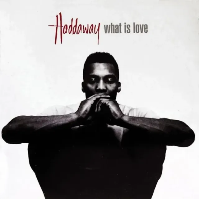 Haddaway What Is Love vinile blu-rosa fluorescente