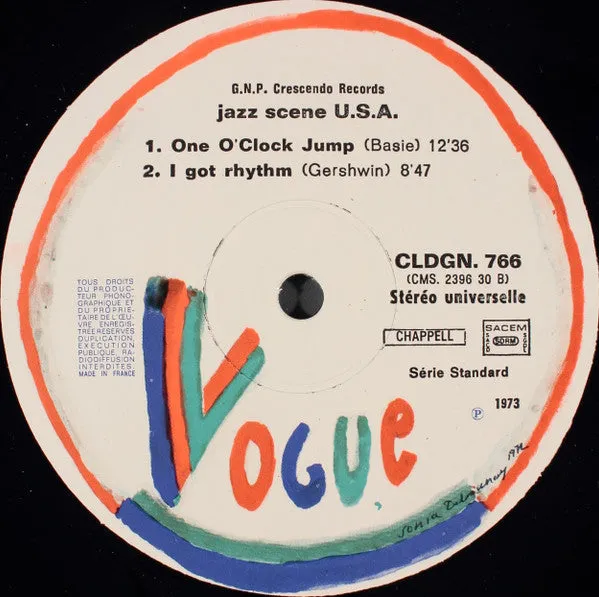 Jazz Scene U.S.A. compilation vinile LP bop Vogue