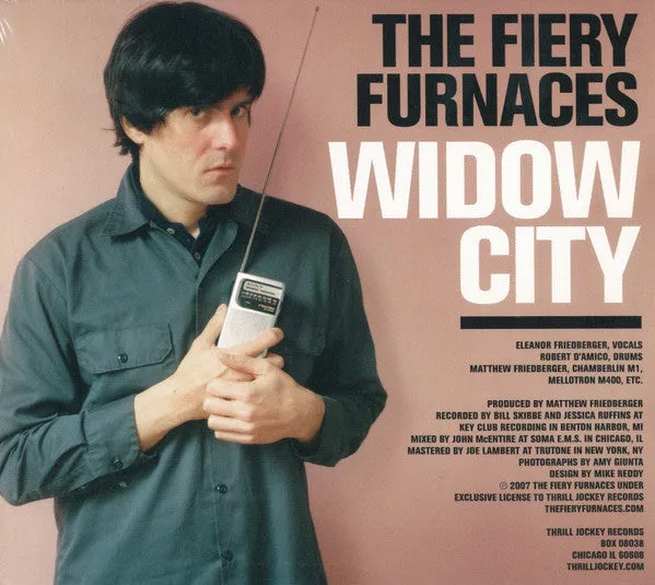The Fiery Furnaces Widow City cd digipak indie rock