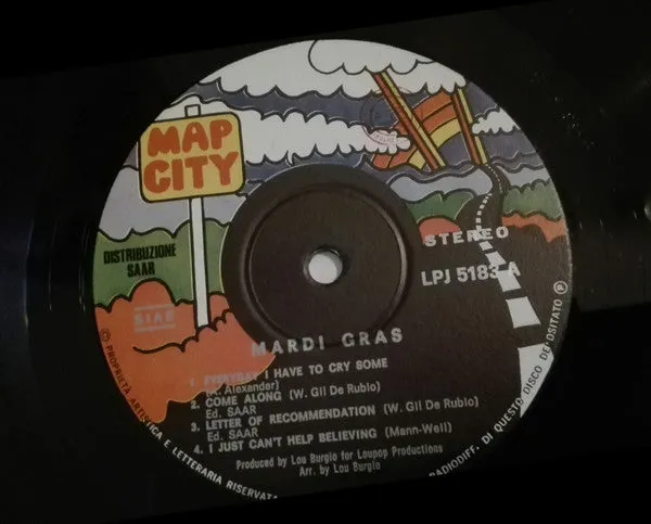 Mardi Gras The Mardi Gras Vinile LP Edizione 1971 Italia