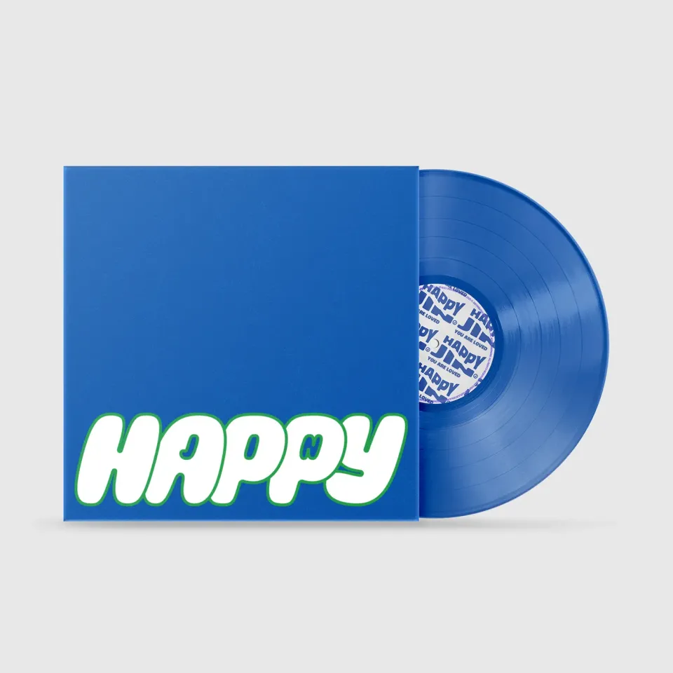 Jin Happy vinile 12" photobook 24pp + gadget