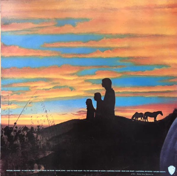 America Homecoming LP vinile 1972 soft rock gatefold usato