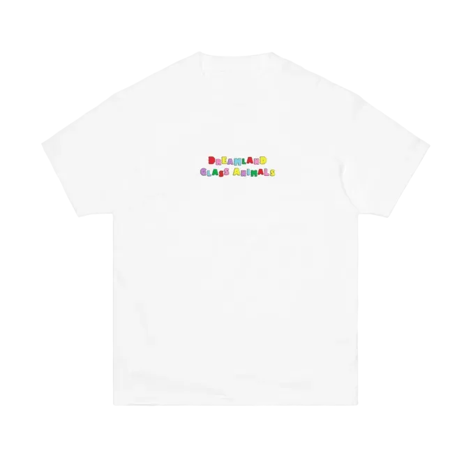 Polydor Records Dreamland t-shirt bianca ricamata cotone