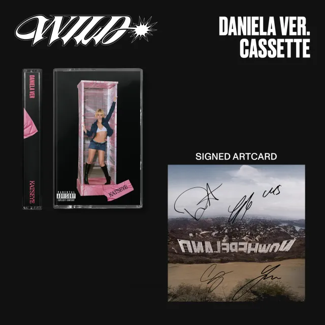 Polydor Wild Katseye musicassetta Daniela + art card firmata