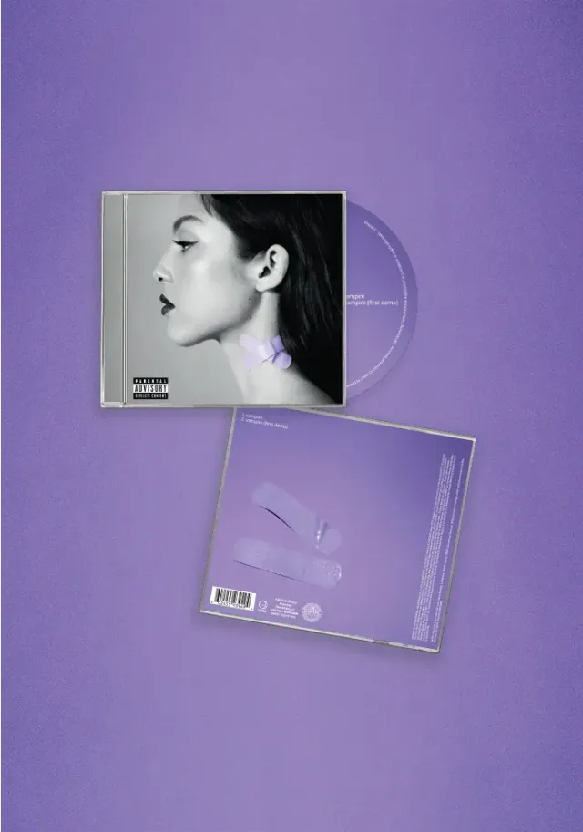 Olivia Rodrigo vampire CD singolo demo esclusiva limitata