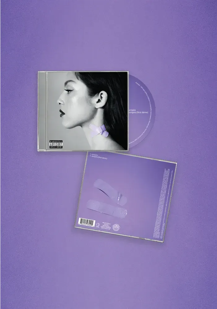 Olivia Rodrigo vampire CD singolo demo esclusiva limitata