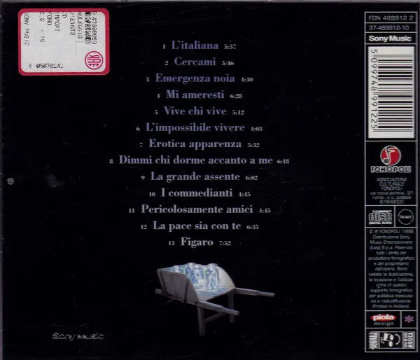 Renato Zero Amore Dopo Amore CD album 1998 usato VG pop rock