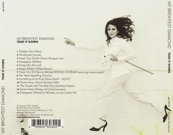 My Brightest Diamond Tear It Down CD album remix