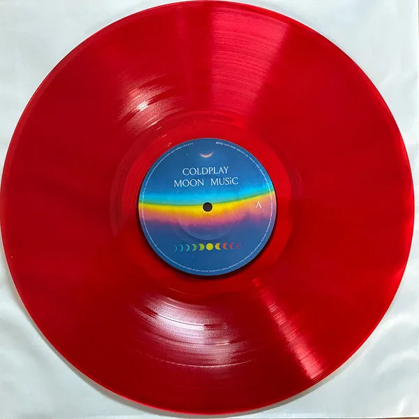 Coldplay Moon Music vinile LP rosso numerato limitato