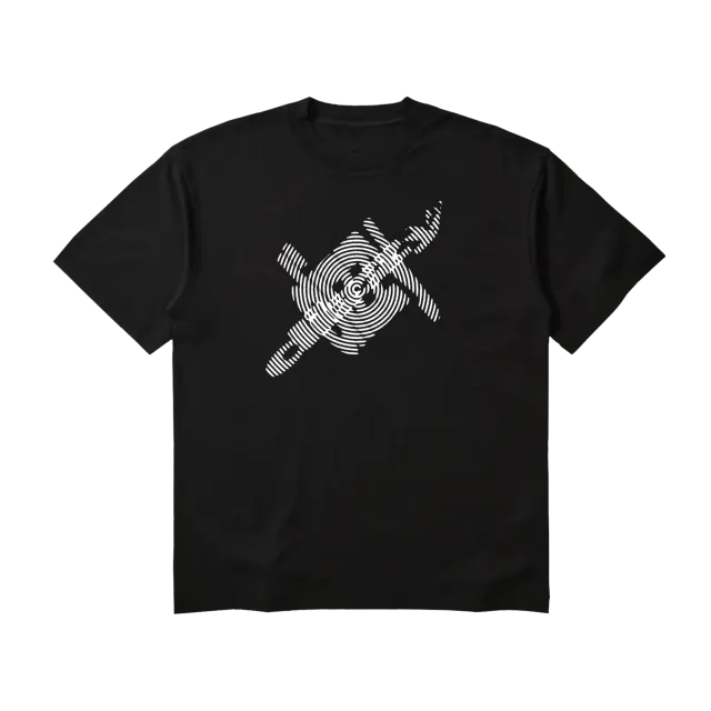 Polydor Dizzy T-Shirt Maglietta Bianca Stampa Fronte Retro