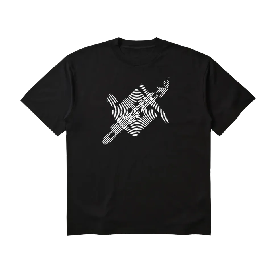Polydor Dizzy T-Shirt Maglietta Bianca Stampa Fronte Retro
