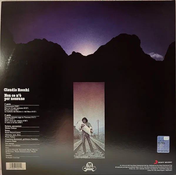 Claudio Rocchi Non Ce N'è Per Nessuno LP verde Ltd Mint