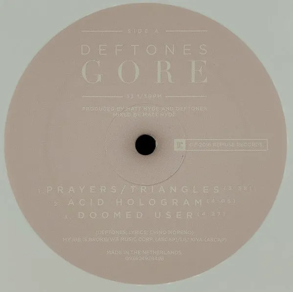 Deftones Gore 2xLP vinile bianco edizione limitata