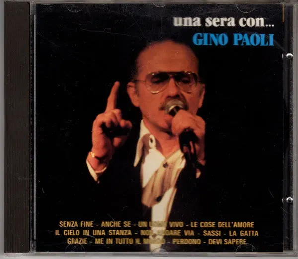 Gino Paoli Una Sera Con CD compilation pop