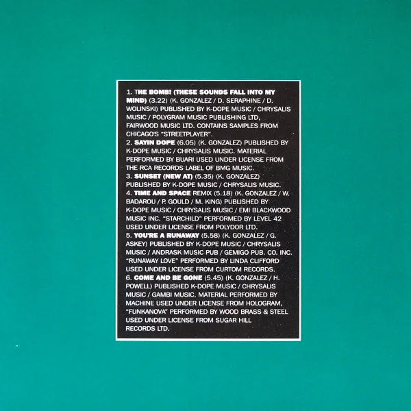 Bucketheads All In The Mind CD album house anni 90