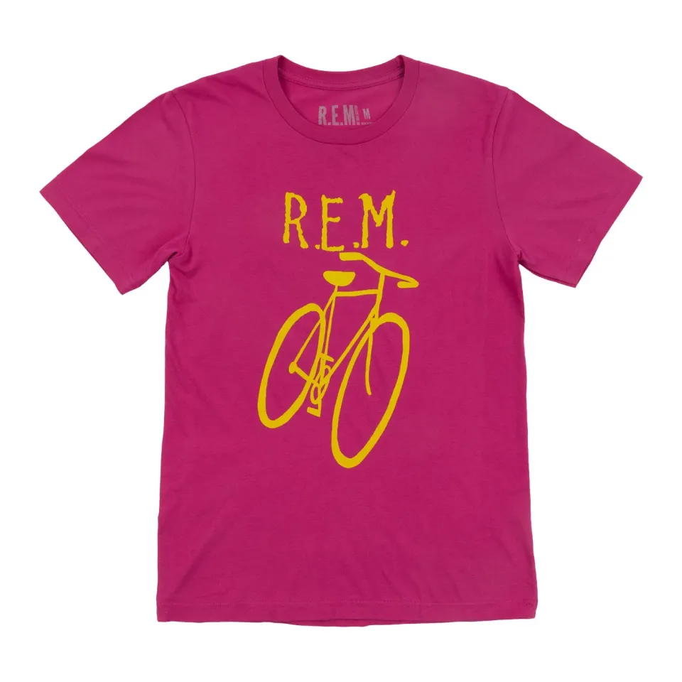 R.E.M. Little America t-shirt berry cotone stampa 1984