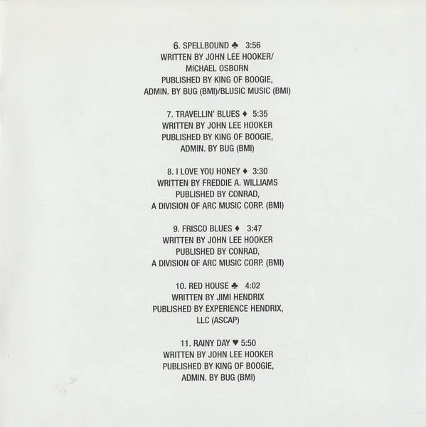 John Lee Hooker Don’t Look Back CD blues elettrico