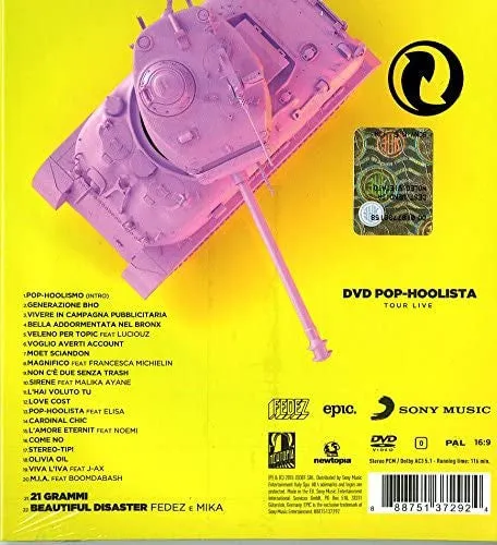 Fedez Pop-Hoolista Cosodipinto Edition CD DVD hip hop